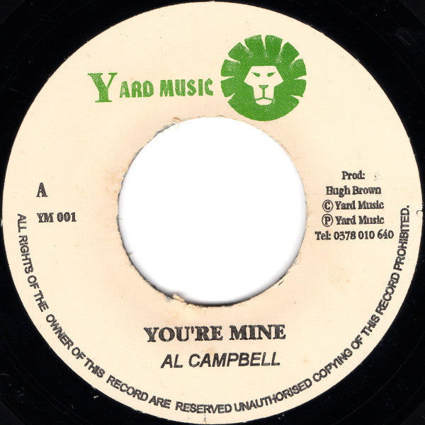 Al Campbell : You're Mine (7")