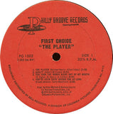 First Choice : The Player (LP, Album, BW )