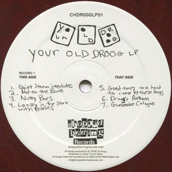 Your Old Droog : Your Old Droog (2xLP, Album, Ltd, Red)
