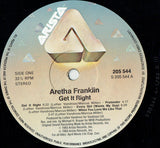 Aretha Franklin : Get It Right (LP, Album)