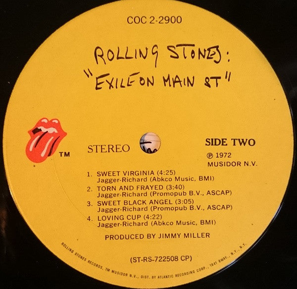 The Rolling Stones : Exile On Main St. (2xLP, Album, Pit)