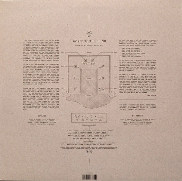 Bo Ningen And Savages (2) : Words To The Blind (LP, Album)