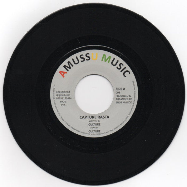 Culture : Capture Rasta (7", RE)