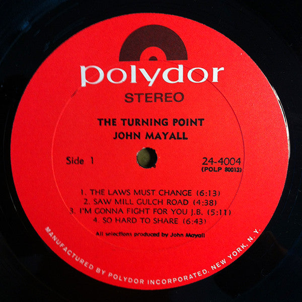John Mayall : The Turning Point (LP, Album)
