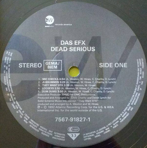 Das EFX : Dead Serious (LP, Album)