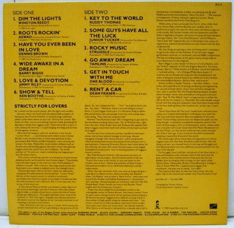 Various : Reggae Greats - Strictly For Lovers (LP, Comp)