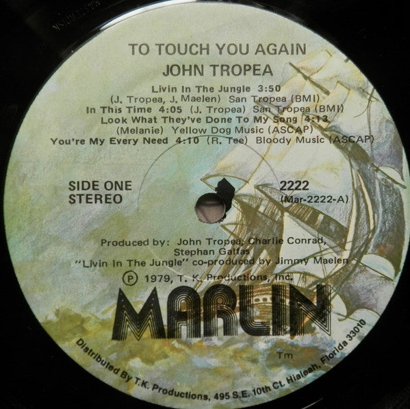John Tropea : To Touch You Again (LP, Album)