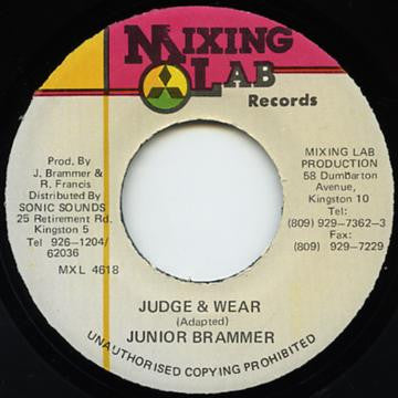 Junior Brammer : Judge & Wear  (7")