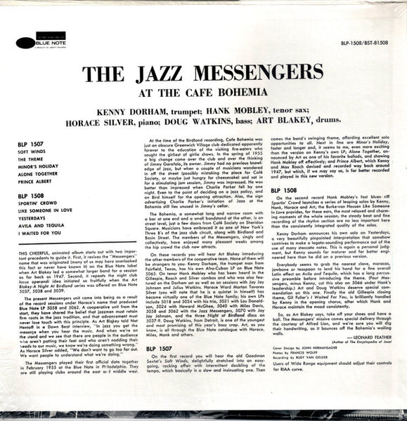 Art Blakey & The Jazz Messengers : At The Cafe Bohemia Volume 2 (LP, Album, RE, Ele)