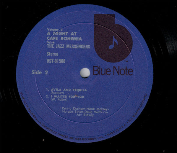 Art Blakey & The Jazz Messengers : At The Cafe Bohemia Volume 2 (LP, Album, RE, Ele)