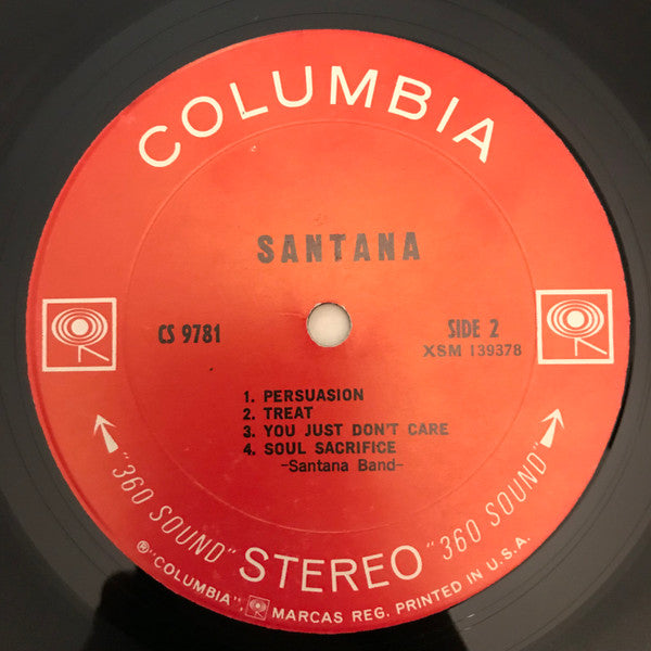 Santana : Santana (LP, Album, Pit)