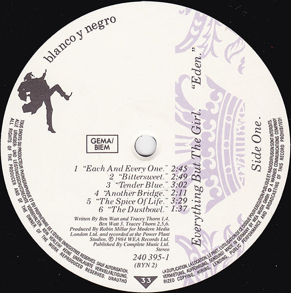 Everything But The Girl : Eden (LP, Album)