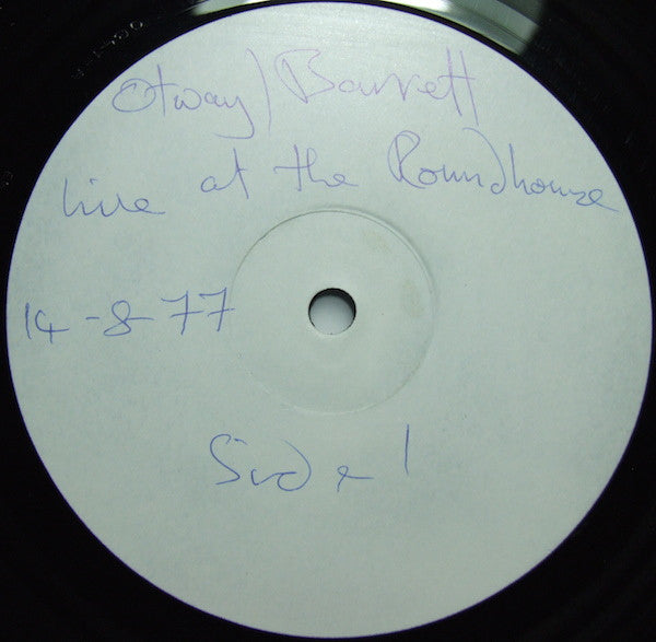 Otway* & Barrett* : Live At The Roundhouse (LP, Album, Num, W/Lbl)