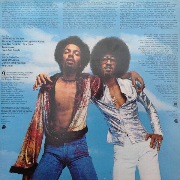 Brothers Johnson : Look Out For #1 (LP, Album)