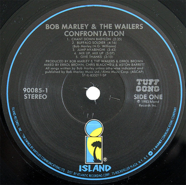 Bob Marley & The Wailers : Confrontation (LP, Album, RP)