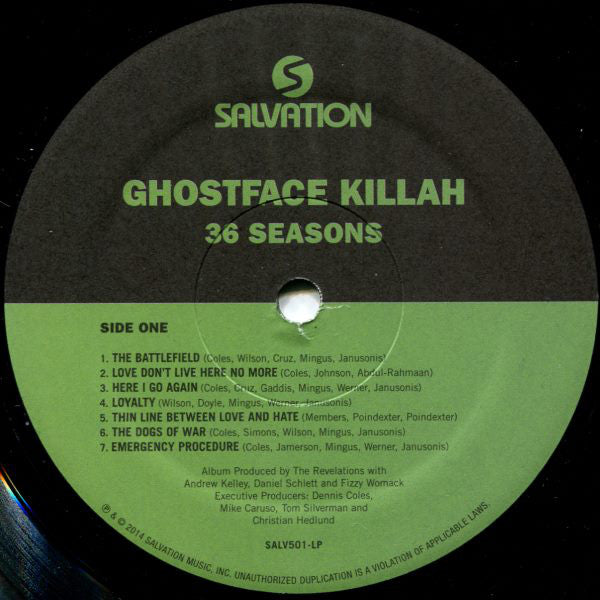 Ghostface Killah : 36 Seasons  (LP, Album)