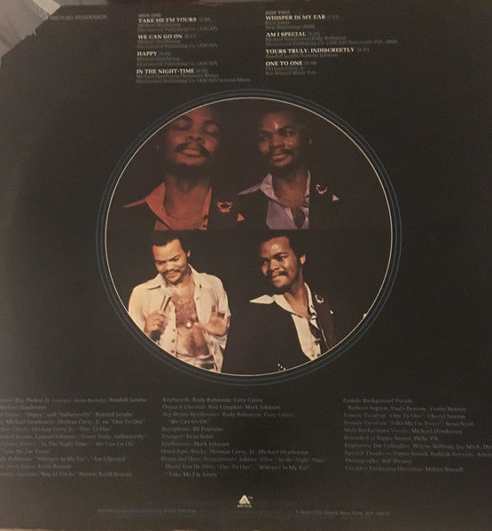 Michael Henderson : In The Night-Time (LP, Album, Promo)