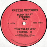 Todd Terry Presents Sax : This Will Be Mine (2xLP)