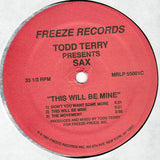 Todd Terry Presents Sax : This Will Be Mine (2xLP)