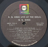 B.B. King : Live At The Regal (LP, Album, RE)