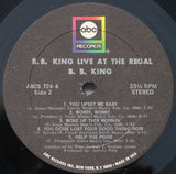 B.B. King : Live At The Regal (LP, Album, RE)