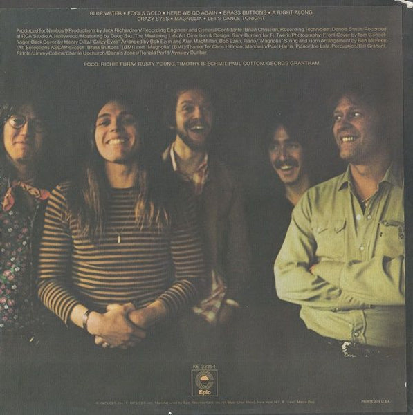 Poco (3) : Crazy Eyes (LP, Album, San)