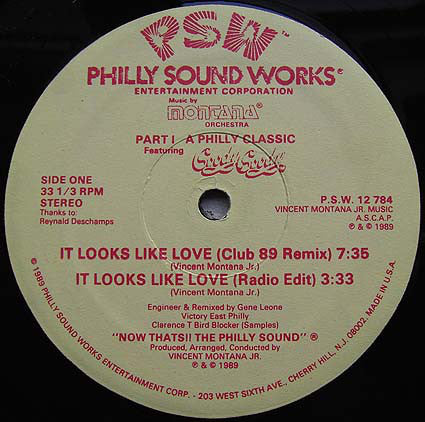 Montana Orchestra Featuring Goody Goody : It Looks Like Love (12")