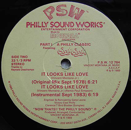 Montana Orchestra Featuring Goody Goody : It Looks Like Love (12")