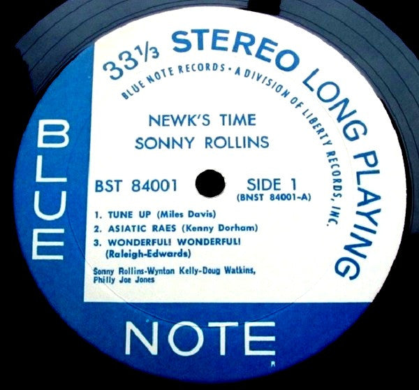 Sonny Rollins : Newk's Time (LP, Album, RE)