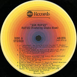 Rufus & Chaka Khan : Ask Rufus (LP, Album, Ter)