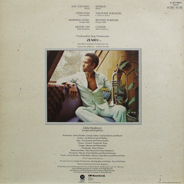 Eddie Henderson : Comin' Through (LP, Album)