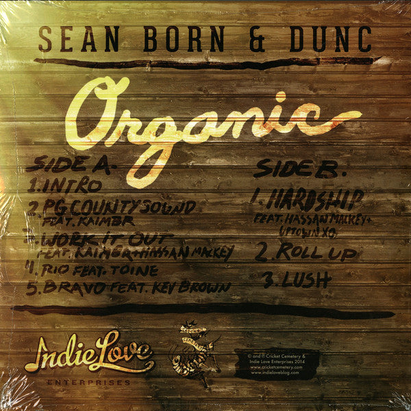 Sean Born & Dunc (2) : Organic (LP, Album + 7", Shape, EP + Ltd)