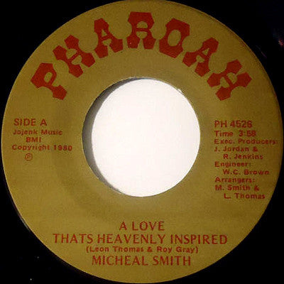 Micheal Smith (7) : A Love That's Heavenly Inspired / Because Of You (7")