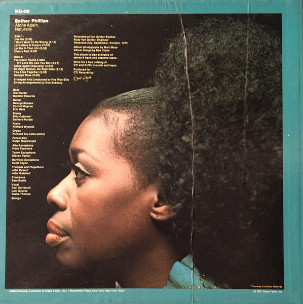 Esther Phillips : Alone Again, Naturally (LP, Album, Scr)