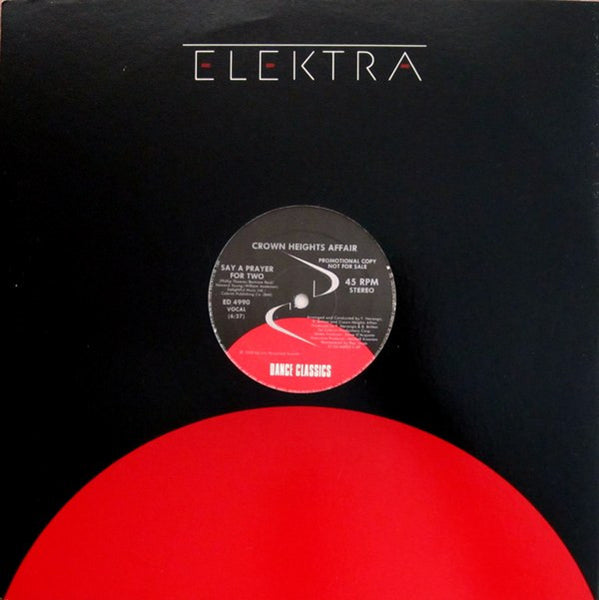 Crown Heights Affair / The Frontline Orchestra* : Say A Prayer For Two / Don't Turn Your Back On Me (12", Promo)