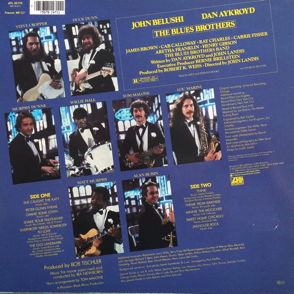 The Blues Brothers : The Blues Brothers (Bande Originale Du Film) (LP, Album, RE)
