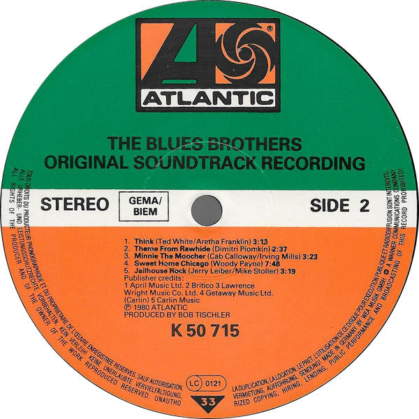 The Blues Brothers : The Blues Brothers (Bande Originale Du Film) (LP, Album, RE)