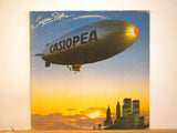 Casiopea : Super Flight (LP, Album, RP, Whi)