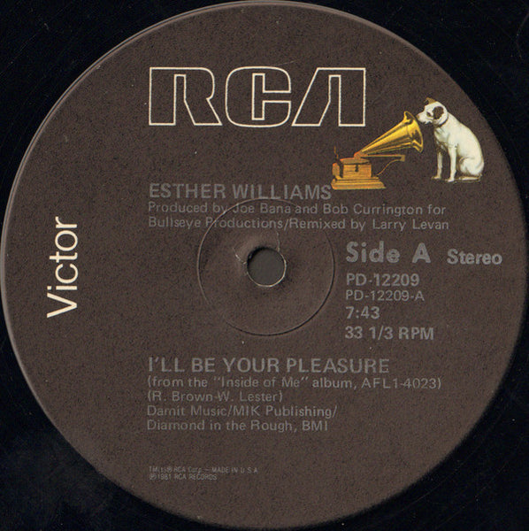 Esther Williams : I'll Be Your Pleasure (12", Single)