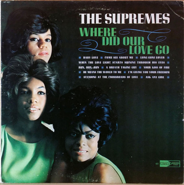 The Supremes : Where Did Our Love Go (LP, Album, Mono, Pit)