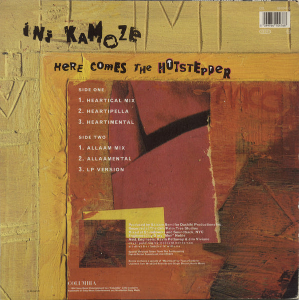 Ini Kamoze : Here Comes The Hotstepper (12", Single)