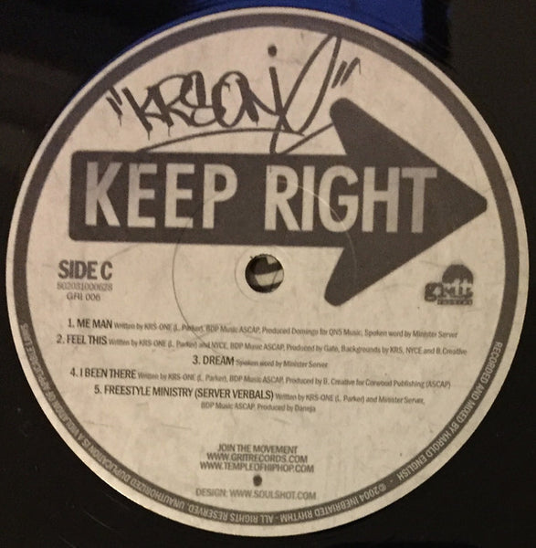 KRS-One : Keep Right (2xLP, Album)