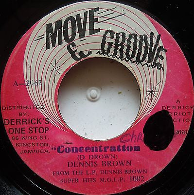 Dennis Brown : Concentration (7")