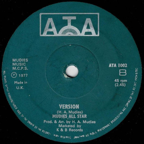 Big Joe : Set Your Face At Ease (7")