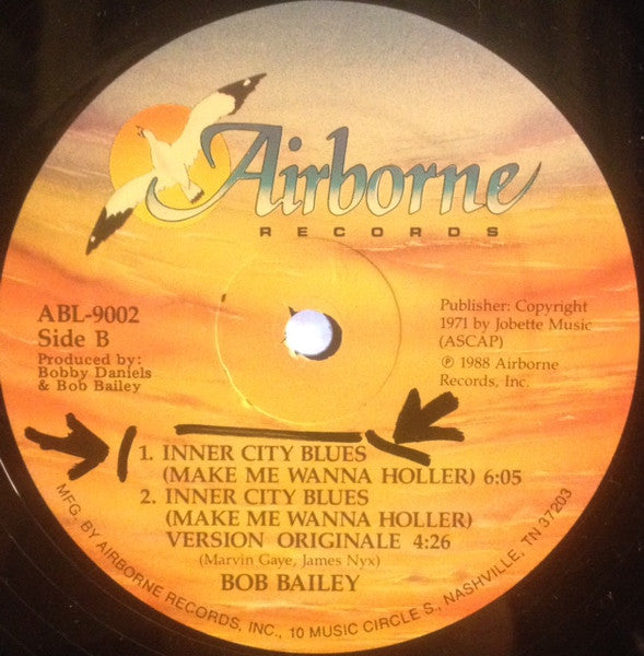 Bob Bailey : Inner City Blues (Make Me Wanna Holler) (12")