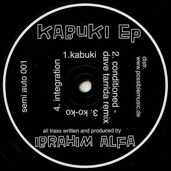 Ibrahim Alfa : Kabuki EP (12", EP)
