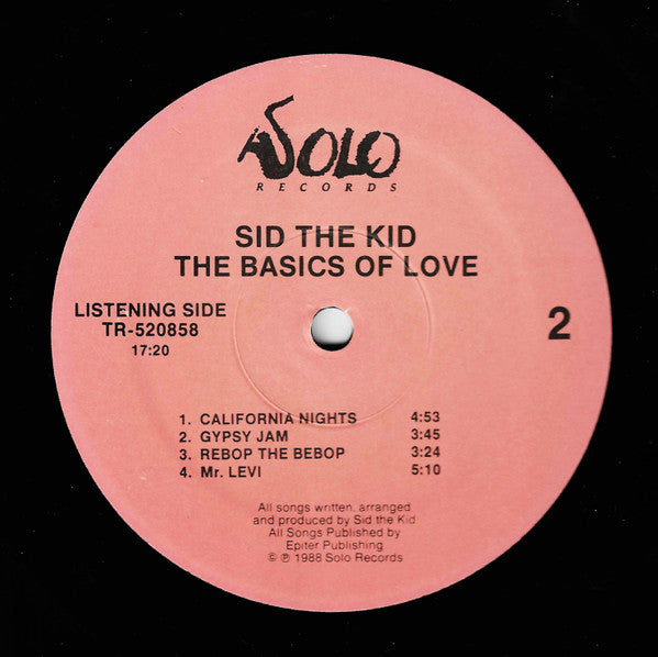 Sid The Kid : The Basics Of Love (LP)