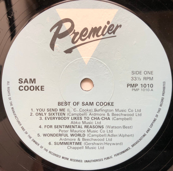 Sam Cooke : The Best Of Sam Cooke (LP, Comp, RE)
