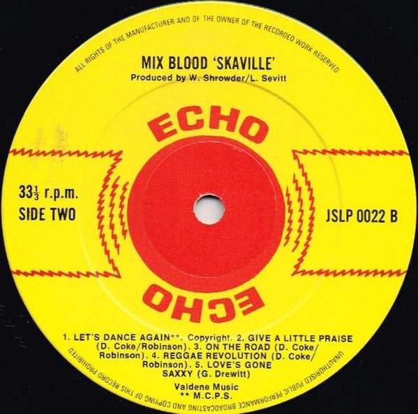 Mix Blood* : Skaville (LP, Album)