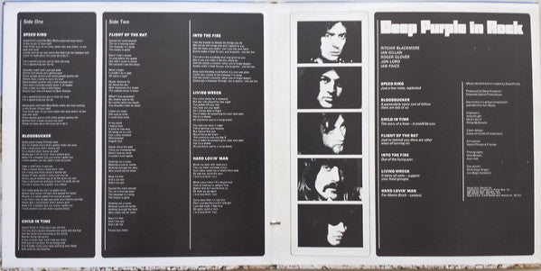 Deep Purple : In Rock (LP, Album, RE, Gat)